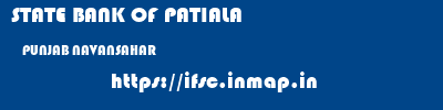 STATE BANK OF PATIALA  PUNJAB NAVANSAHAR    ifsc code